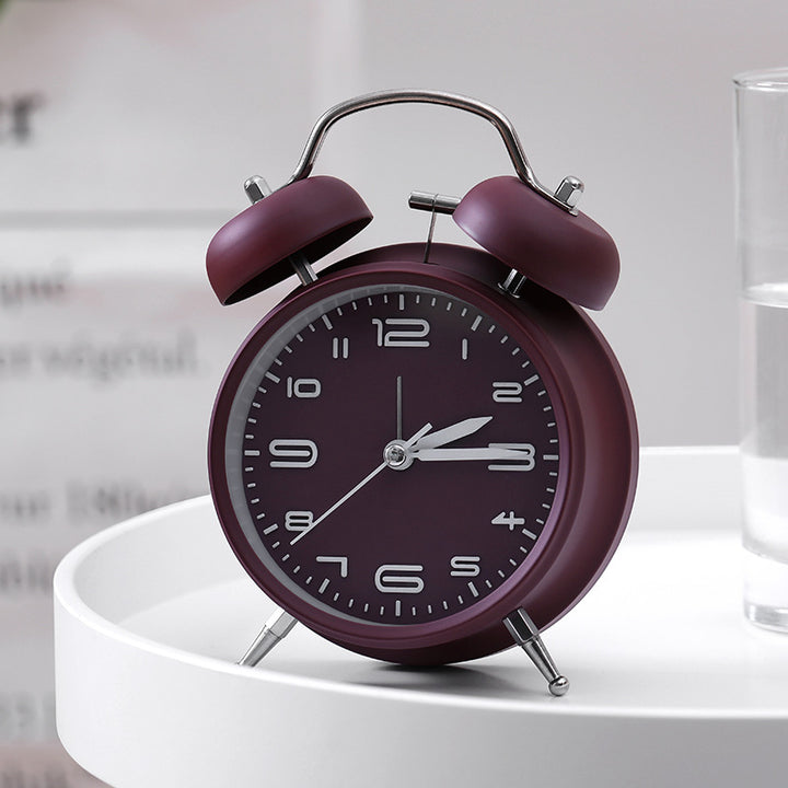 Classic Alarm Clock with Modern Accents Bowlift