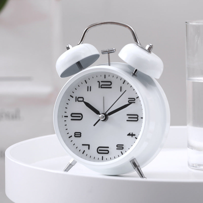 Classic Alarm Clock with Modern Accents Bowlift