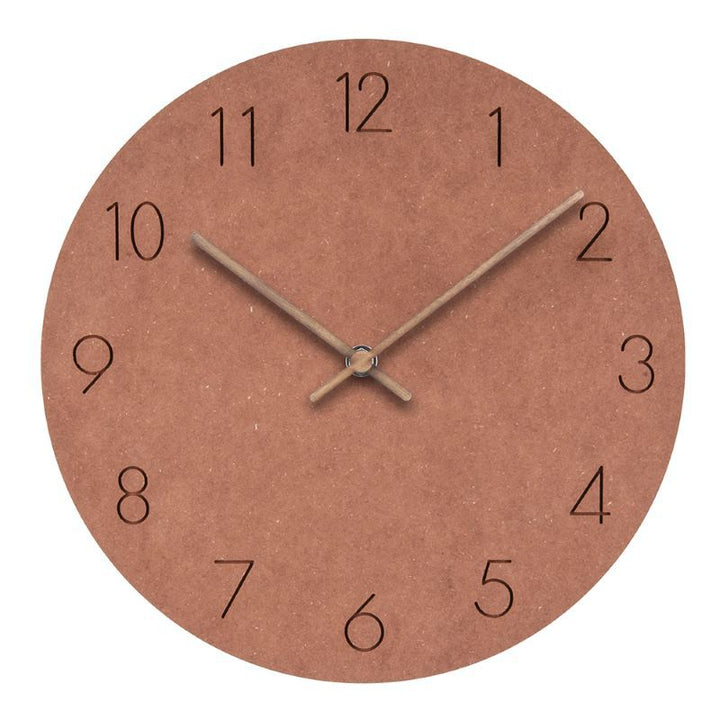 BowLift | Minimalistic Nordic Wall Decoration - Quiet Clock 29 cm
