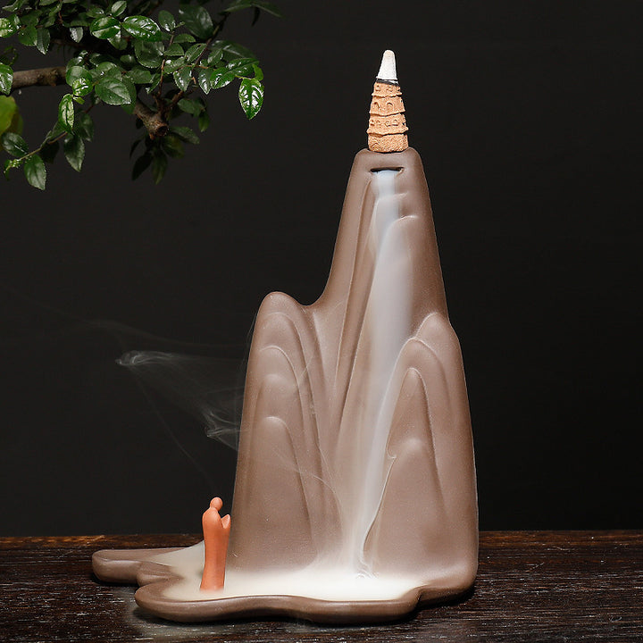 Mountain Theme Meditation Incense Holder