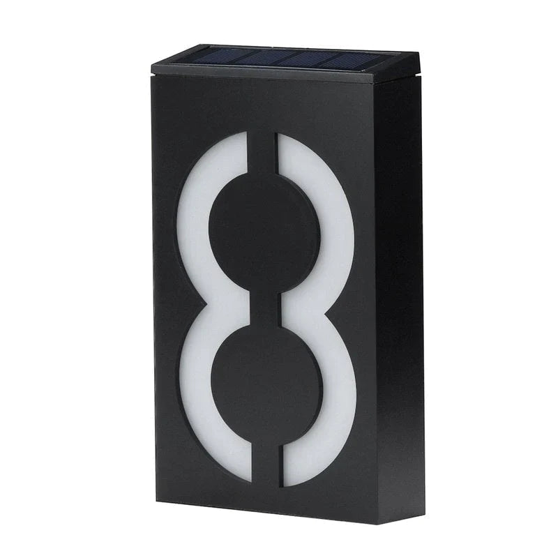 BowLift | Lighted House Number on Solar Energy - SolarSign
