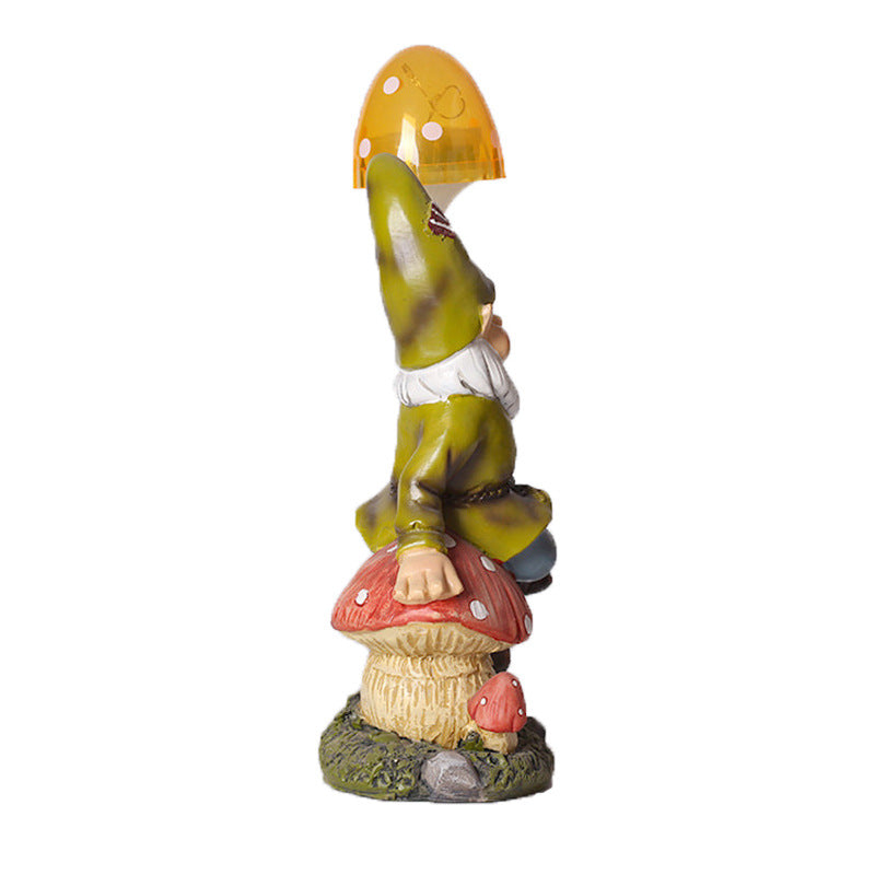 Whimsical Gardening Gnome Figurine