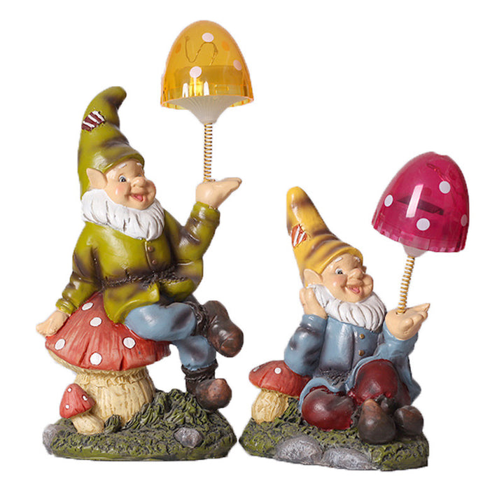 Whimsical Gardening Gnome Figurine