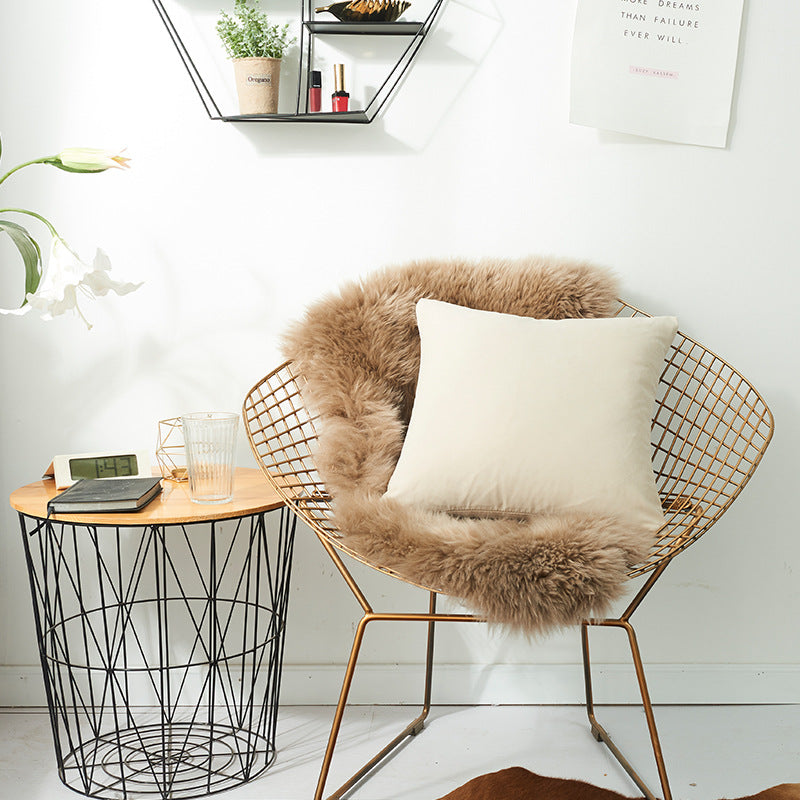 Cozy Faux Fur Decorative Throw Pillow
