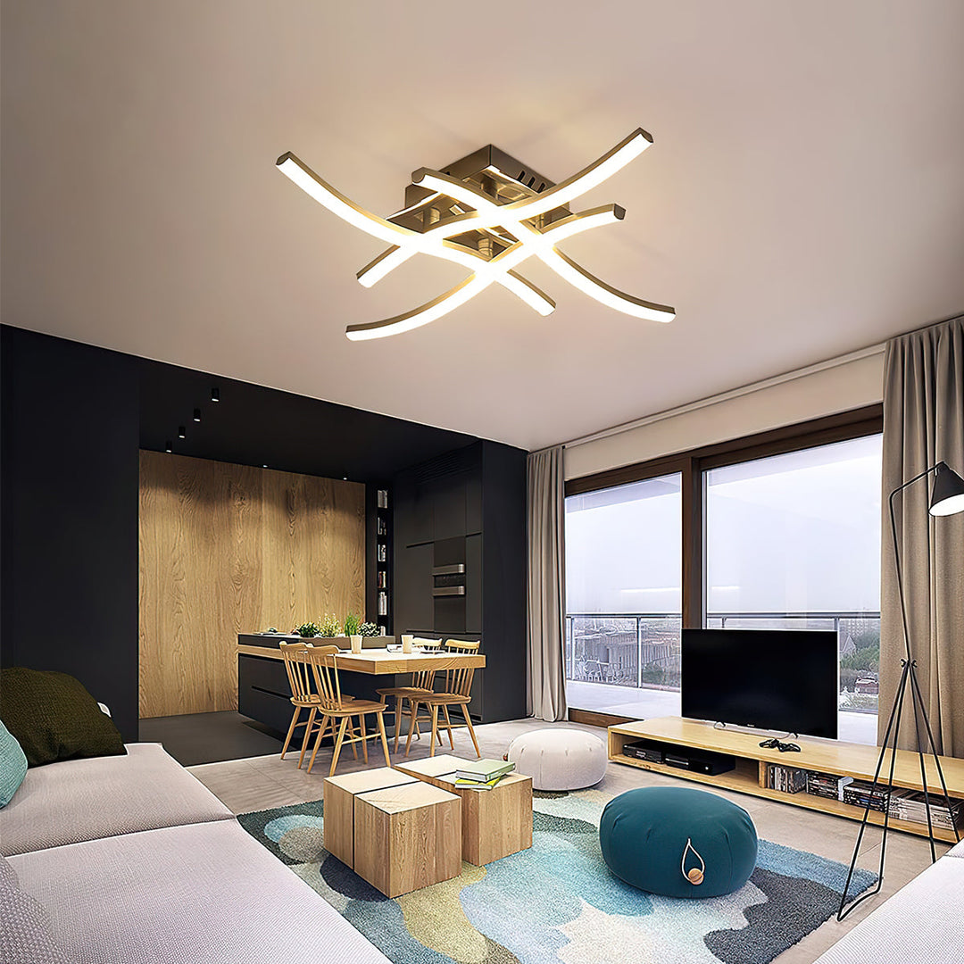 BowLift | LED Ceiling Light Modern Aluminum Flush Fixture