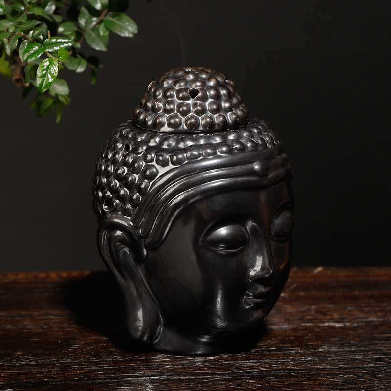 Decorative Buddha Head Incense Holder