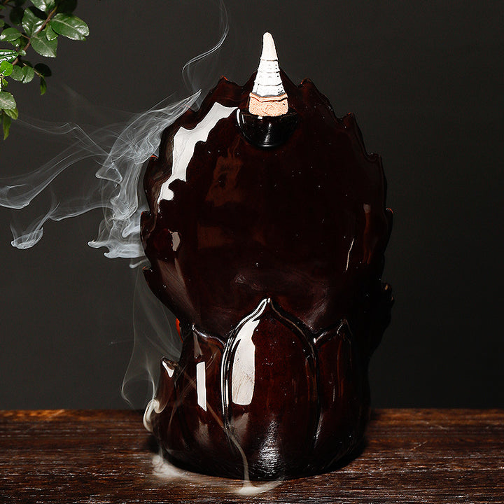 Decorative Handmade Buddha Waterfall Incense Holder