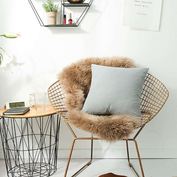 Cozy Faux Fur Decorative Throw Pillow