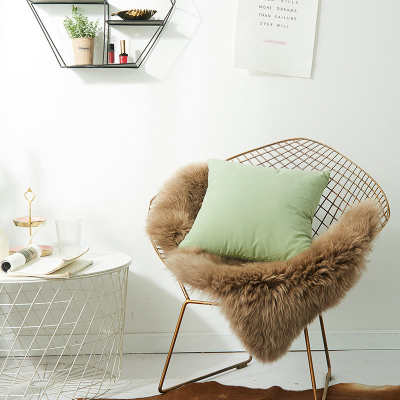 Cozy Faux Fur Decorative Throw Pillow