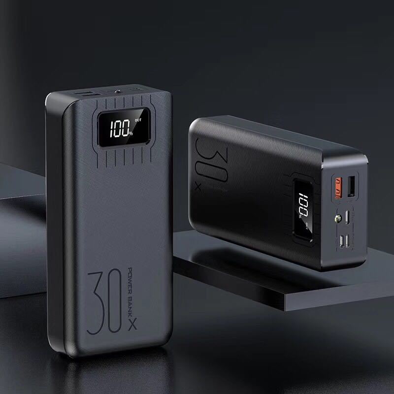 Powerful power bank with LCD display and multiple connections Bowlift