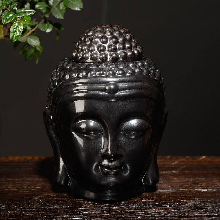 Decorative Buddha Head Incense Holder