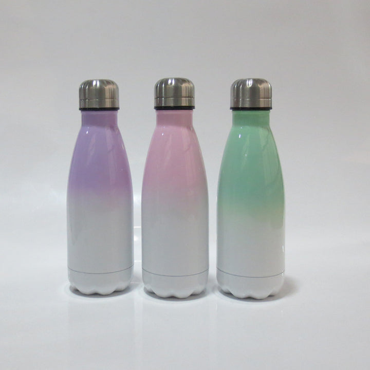 Ladies stainless steel insulated bottle with innovative grip surface Bowlift