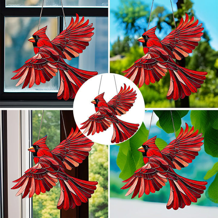 BowLift | Winged Cardinal Christmas Ornaments