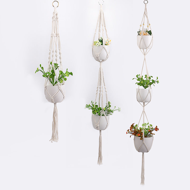 Hanging Macrame Plant Holder Bowlift