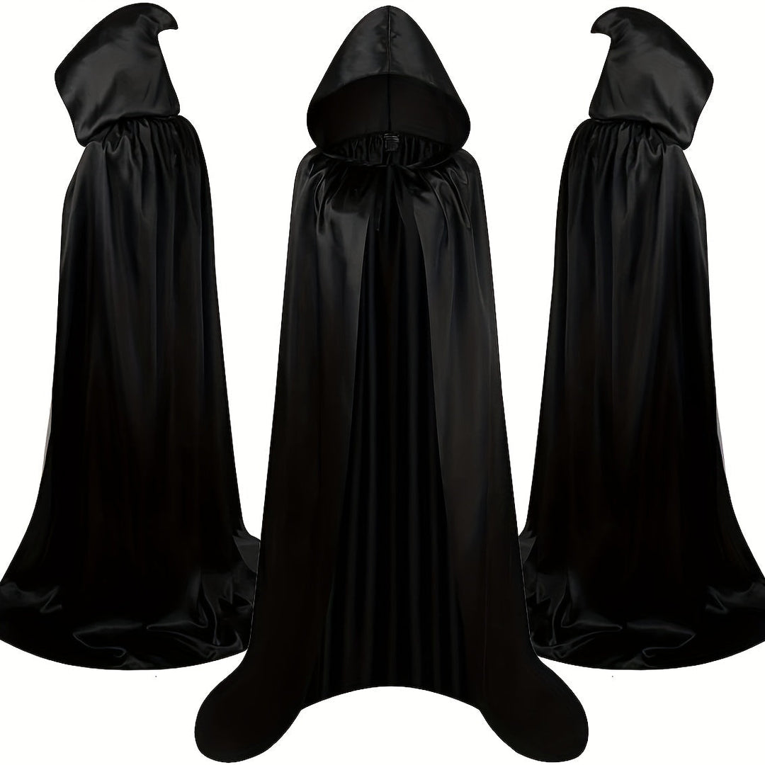 BowLift | Unisex Long Hooded Halloween Costume Cape | Elegant Vintage