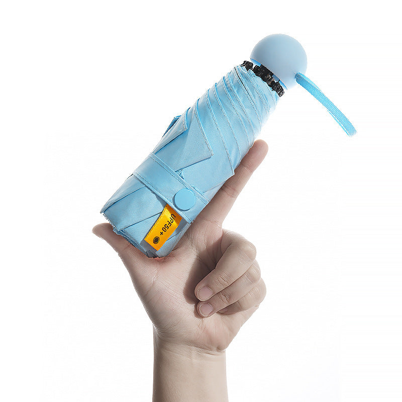 Women's handy UV protection folding umbrella Bowlift
