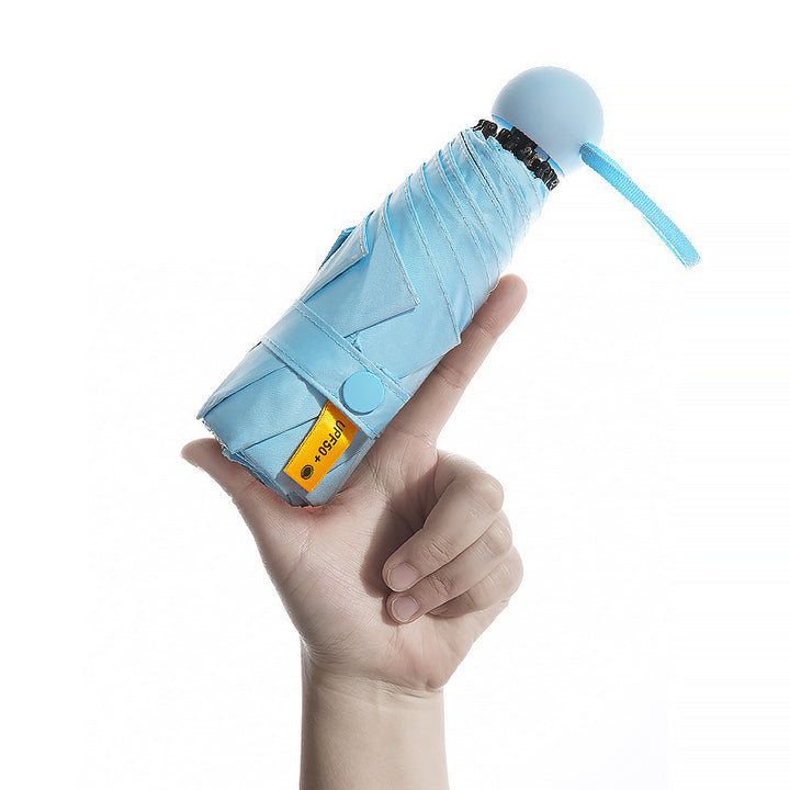 Women's handy UV protection folding umbrella Bowlift