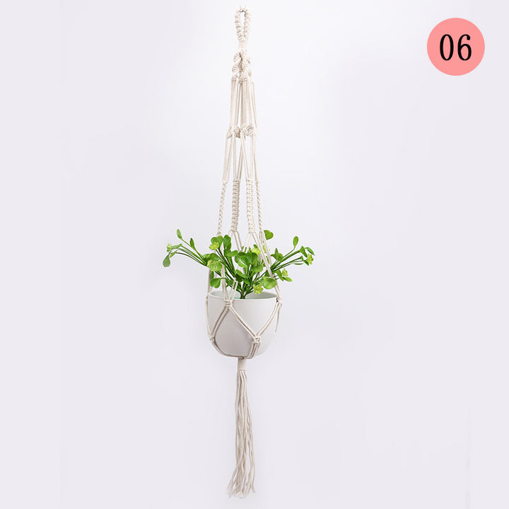 Plant-hanging macrame shelf Bowlift