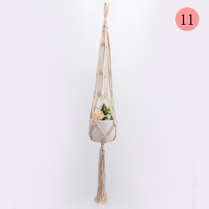 Plant-hanging macrame shelf Bowlift