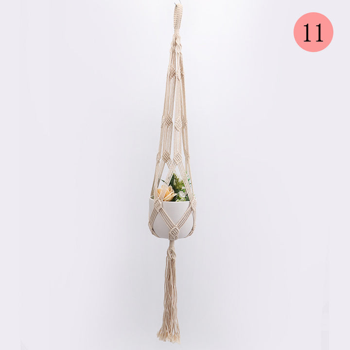Plant-hanging macrame shelf Bowlift