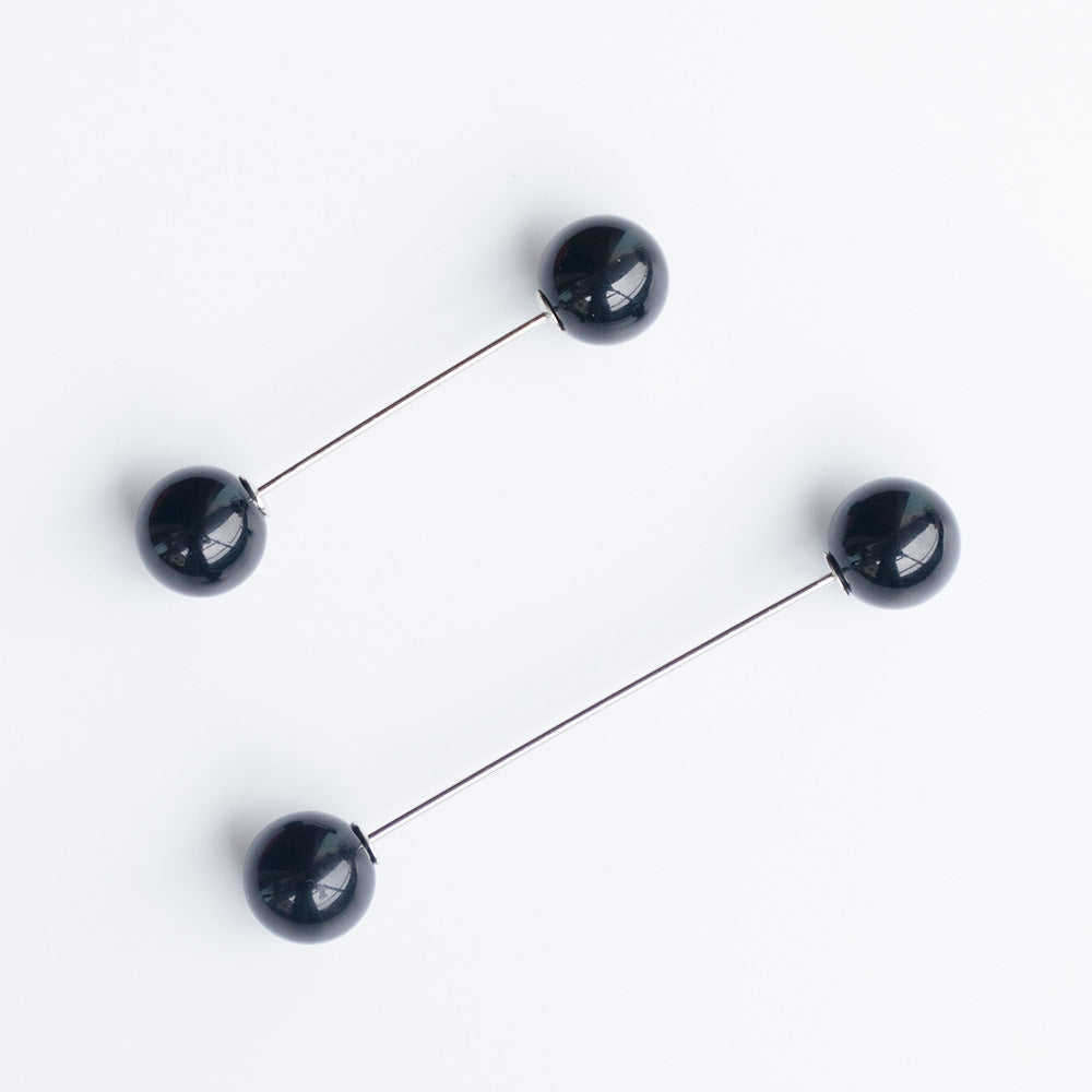 Modern Ball-Stud Brooch Set Bowlift