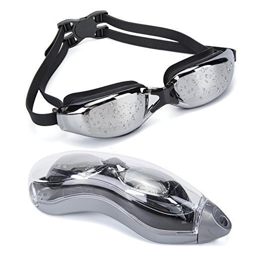 High-performance swimming goggles with anti-fog and UV protection Bowlift