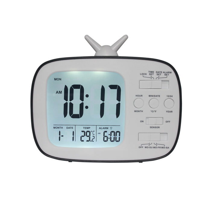 Digital Thermometer Alarm Clock Bowlift