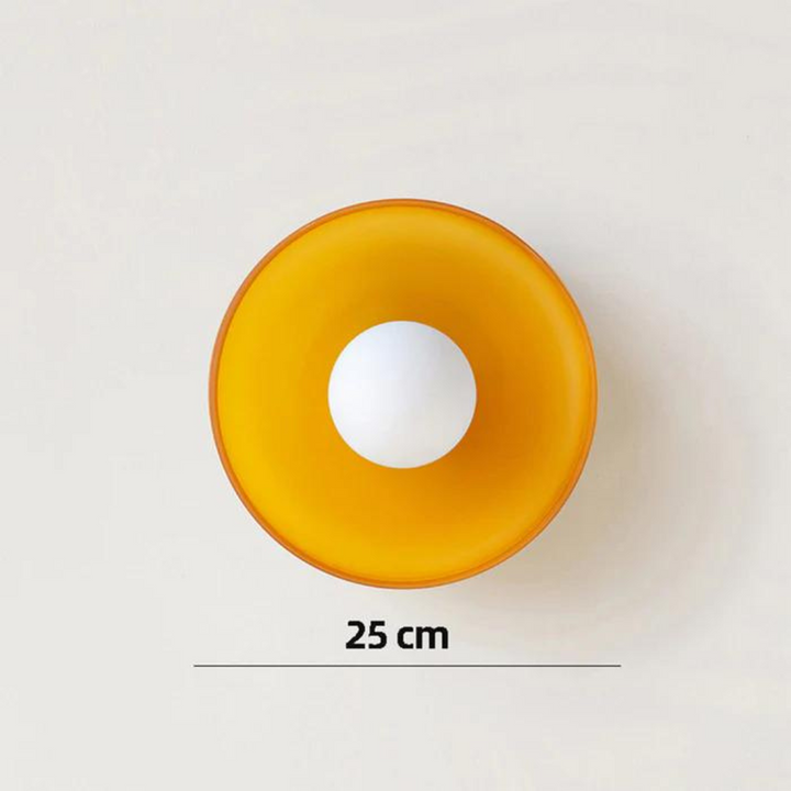 Round Ceiling Lamp with Stylish Functionality - LumiSphere | Bowlift