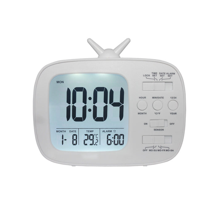 Digital Thermometer Alarm Clock Bowlift
