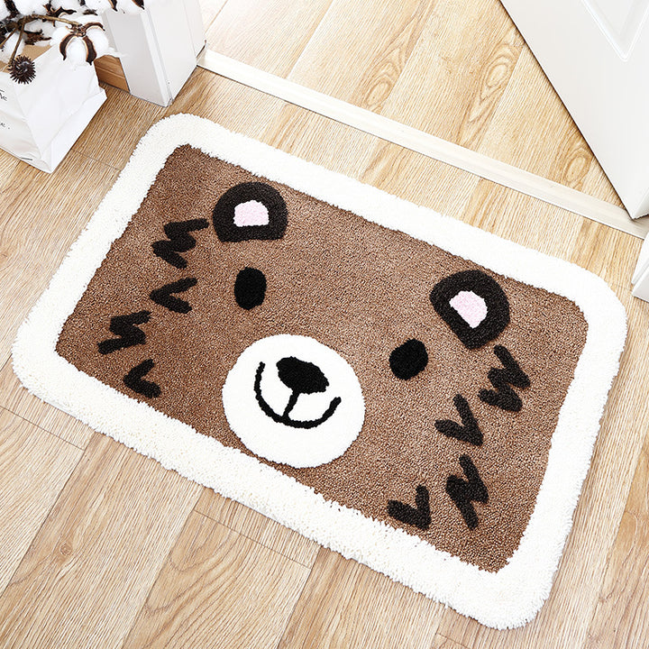 Fun Animal-Themed Bath Mat for Bathroom