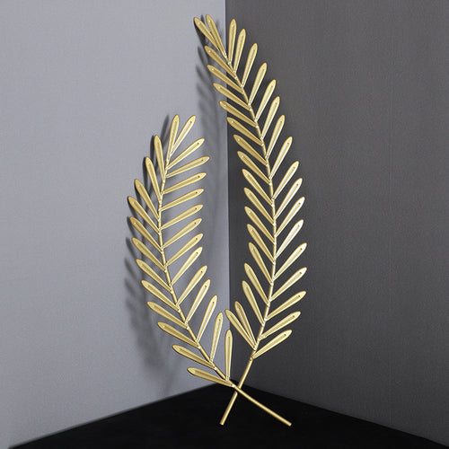Decorative Metal Leaf Wall Art Bowlift