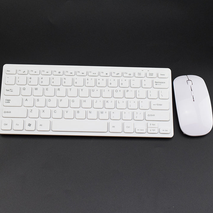 Compact Wireless Keyboard and Mouse Combination Bowlift