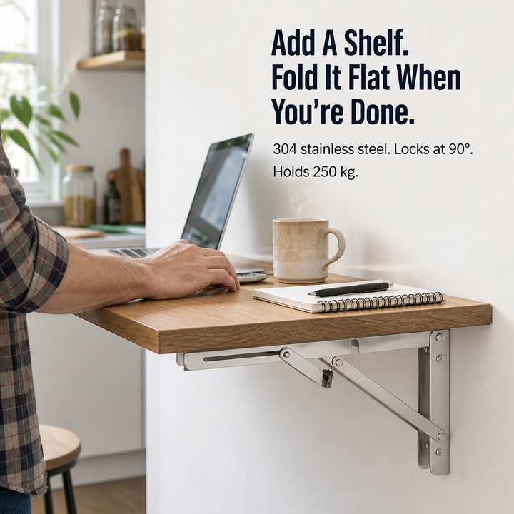 FlexiMount Folding Consoles made of Stainless Steel | Bowlift
