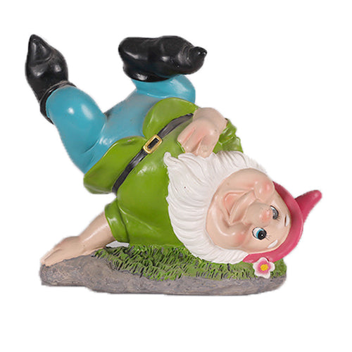 Humorous Garden Gnome Figurine