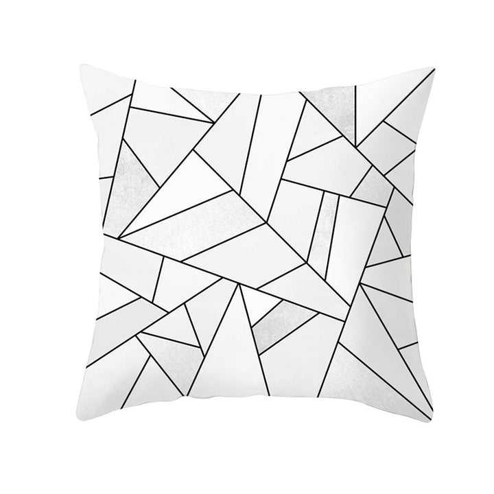 Decorative Geometric Velvet Throw Pillow Cover
