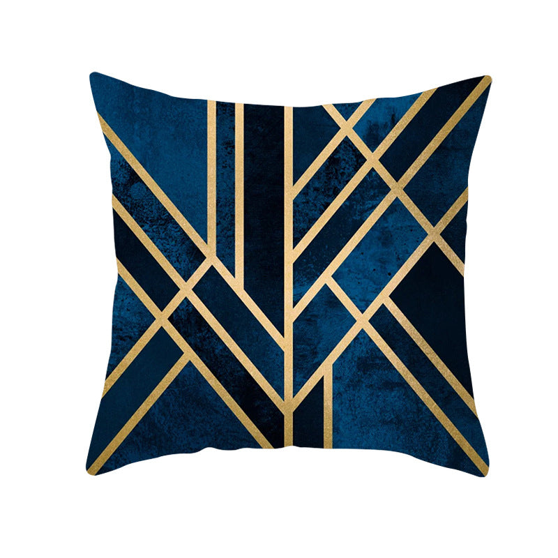 Decorative Geometric Velvet Throw Pillow Cover
