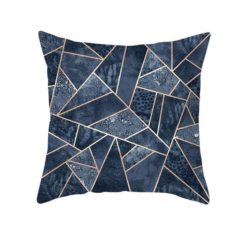 Decorative Geometric Velvet Throw Pillow Cover