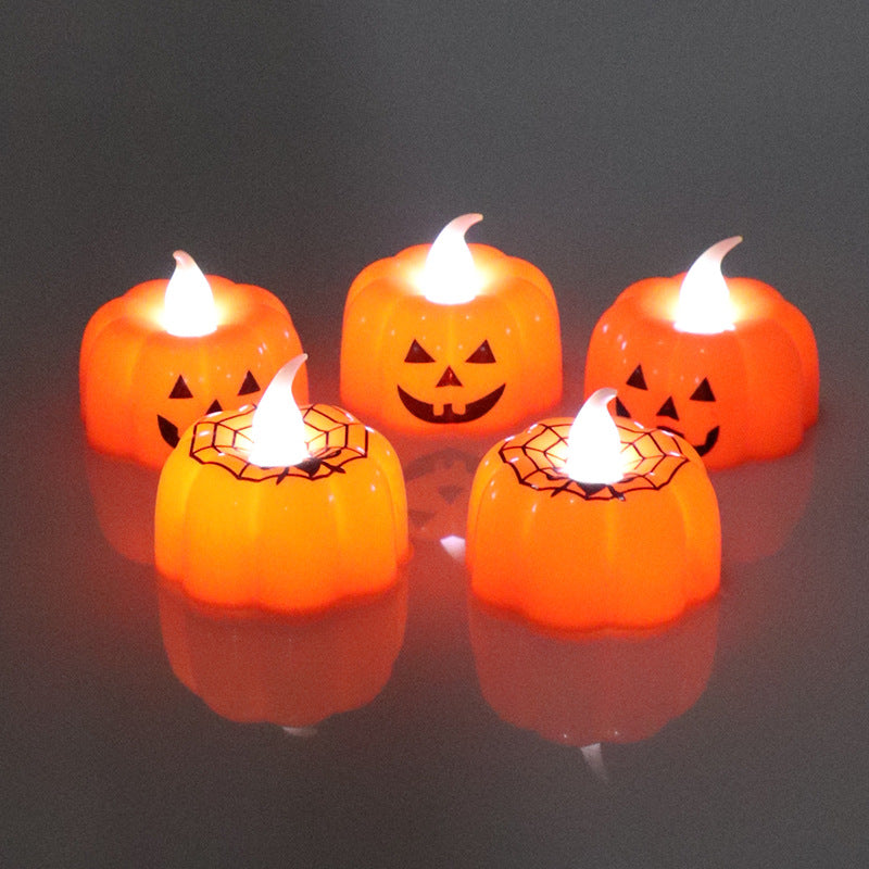 Decorative Pumpkin LED Candles Bowlift