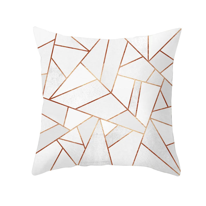 Decorative Geometric Velvet Throw Pillow Cover