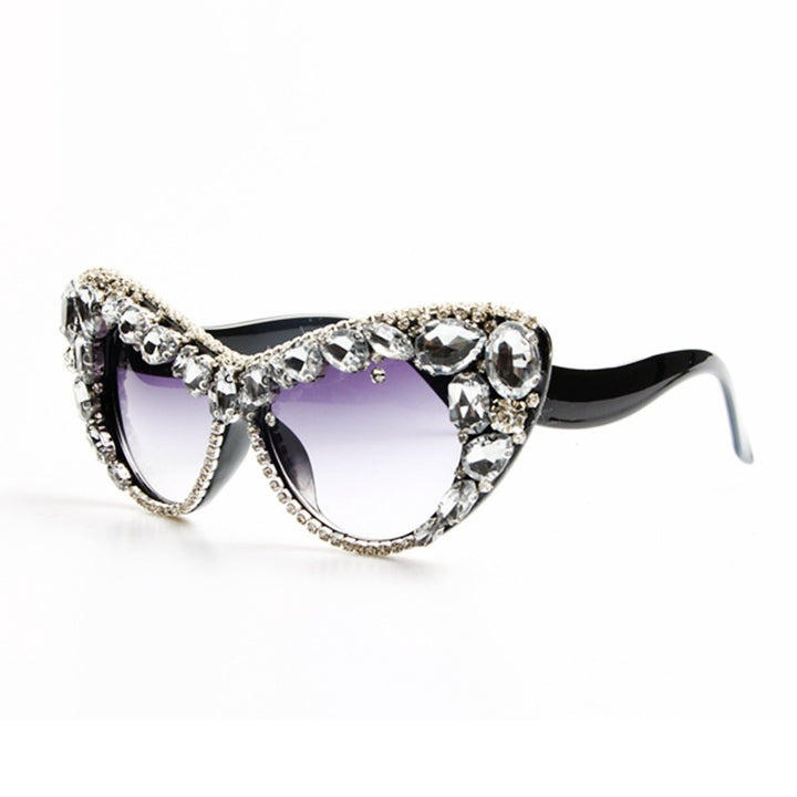 Women's designer sunglasses with sparkling crystal embellishments Bowlift
