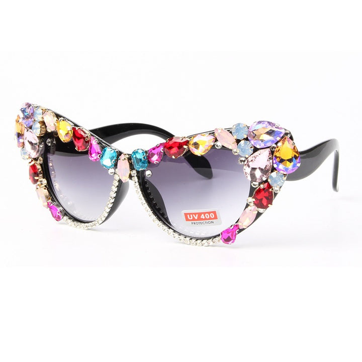 Women's designer sunglasses with sparkling crystal embellishments Bowlift