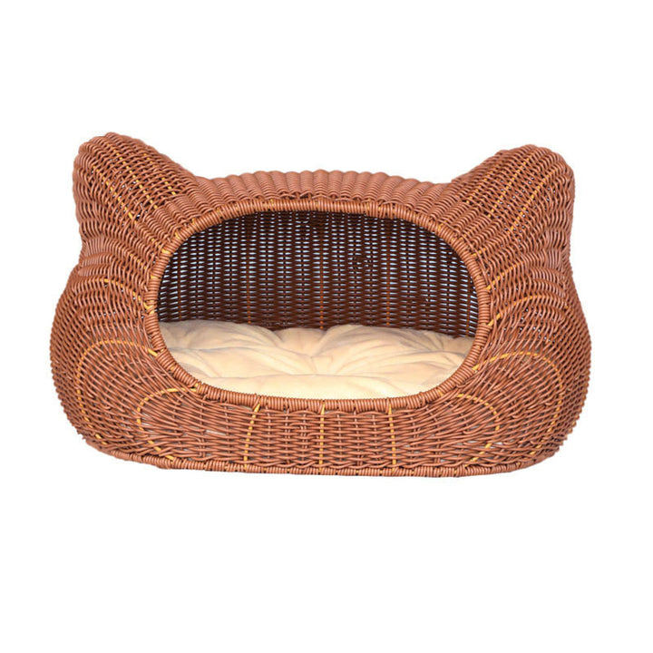 Cozy cat basket with ear design Bowlift