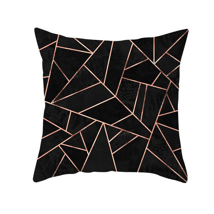 Decorative Geometric Velvet Throw Pillow Cover