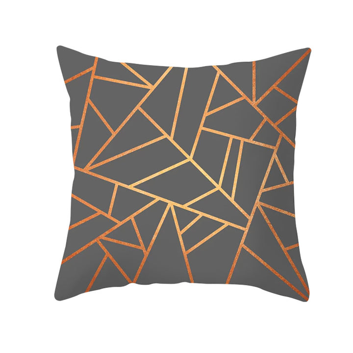Decorative Geometric Velvet Throw Pillow Cover