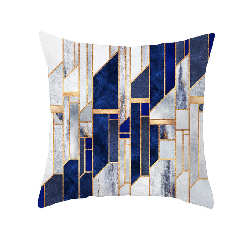 Decorative Geometric Velvet Throw Pillow Cover