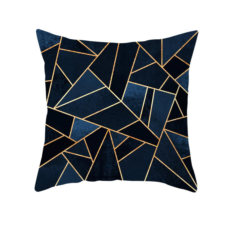 Decorative Geometric Velvet Throw Pillow Cover
