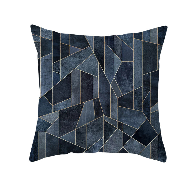 Decorative Geometric Velvet Throw Pillow Cover