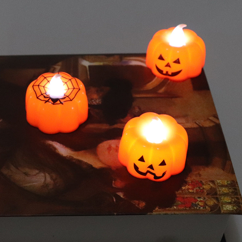 Decorative Pumpkin LED Candles Bowlift