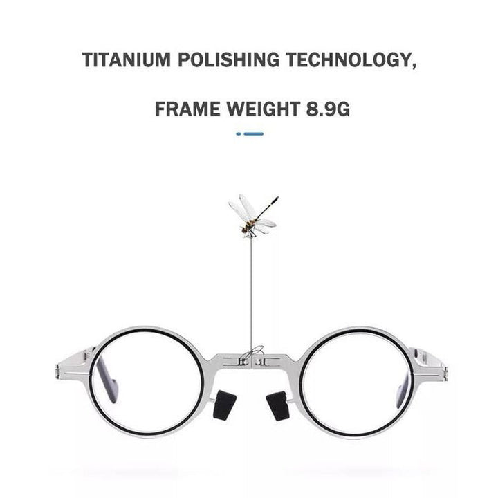 BowLift | Ultra Light Titanium Material Screwless Foldable Reading Glasses