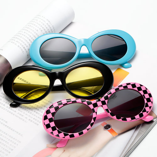 Ladies fashionable oval sunglasses Bowlift